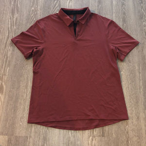 Lululemon Maroon Polo